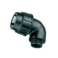 Коліно з зовнішньою різьбою 90x4